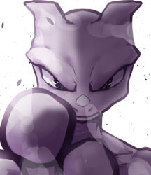 Rule 34 | 1boy, arm up, artist name, closed mouth, collarbone, colored skin, creatures (company), furry, furry male, game freak, gen 1 pokemon, highres, ka ei volltis, legendary pokemon, looking at viewer, male focus, mewtwo, nintendo, outstretched arm, pokemon, pokemon (creature), purple eyes, purple skin, purple theme, reaching, reaching towards viewer, signature, simple background, sketch, solo, straight-on, twitter username, white background