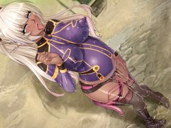 Rule 34 | 1girl, :p, ahegao, blonde hair, blush, bodypaint, breasts, crying, cum, curvy, dark-skinned female, dark skin, dildo, egg vibrator, embarrassed, female focus, fucked silly, game cg, kagami hirotaka, kangoku senkan, kangoku senkan 3, kila kushan, large breasts, lilith-soft, long hair, moaning, nipples, nude, open mouth, orgasm, painted clothes, peeing, peeing self, pink eyes, pussy juice, saliva, sex toy, shiny skin, solo, standing, stomach bulge, sweat, tears, tongue, tongue out, twintails, vibrator, wet