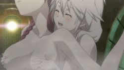 Rule 34 | 10s, animated, animated gif, asami lilith, grabbing another&#039;s breast, breasts, grabbing, lowres, tagme, trinity seven