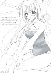 Rule 34 | 1girl, bare shoulders, greyscale, highres, monochrome, nishimata aoi, one-piece swimsuit, scan, sketch, solo, swimsuit