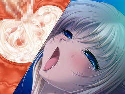 Rule 34 | 1boy, 1girl, aoi nagisa (metalder), blonde hair, blue eyes, blush, censored, cross-section, crying, cum, cum in pussy, dark skin, ejaculation, futaba lili ramses, game cg, hair ornament, hetero, internal cumshot, lilith-soft, long hair, magical girl, moaning, mosaic censoring, night, open mouth, orgasm, saliva, sex, shiny skin, sweat, tachibana ichirou, tears, tentacle and witches, tongue, tongue out, twintails, vaginal, x-ray