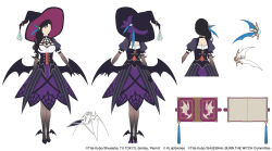 Rule 34 | black hair, bleach, bleach: brave souls, breasts, burn the witch, concept art, dress, halloween, halloween costume, hat, highres, large breasts, long hair, niihashi noel, official art, skirt, witch hat
