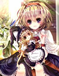 Rule 34 | 1girl, alice margatroid, bad id, bad pixiv id, blonde hair, blue eyes, capelet, character doll, doll, emia, emia (castilla), female focus, flower, hairband, hat, kirisame marisa, solo, touhou, witch, witch hat
