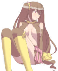 Rule 34 | 1girl, breasts, brown hair, creatures (company), detached sleeves, furuaki, game freak, gen 4 pokemon, hair ribbon, large breasts, long hair, lopunny, nintendo, open clothes, open shirt, personification, pink eyes, pokemon, ribbon, shirt, solo, tagme, thighhighs, twintails