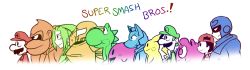 Rule 34 | captain falcon, creatures (company), crossover, donkey kong, fupoo, game freak, gen 1 pokemon, jigglypuff, link, luigi, mario, mario (series), metroid, ness (mother 2), nintendo, pikachu, pokemon, pokemon (creature), samus aran, super mario bros. 1, super smash bros., the legend of zelda, yoshi
