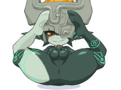 Rule 34 | anus, blush, colored sclera, erection, futanari, kemonon, looking at viewer, midna, monster girl, newhalf, nintendo, penis, perineum, pointy ears, presenting, presenting anus, red eyes, small penis, testicles, the legend of zelda, the legend of zelda: twilight princess, third-party edit, yellow sclera