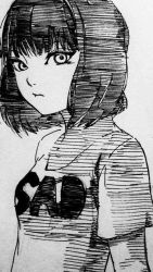 Rule 34 | 1girl, black hair, child, hourou musuko, short hair, suehiro anna