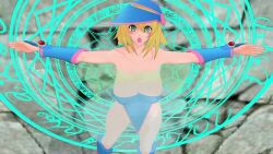 Rule 34 | 1girl, 1other, 3d, alternate breast size, animated, artist request, ass, ass shake, audible music, bare legs, bare shoulders, blonde hair, blue footwear, blush stickers, boots, bouncing breasts, breasts, cameltoe, cleavage, close-up, curvy, dark magician girl, duel monster, forced, full body, hat, highleg, highleg leotard, jiggle, large breasts, leotard, leotard under clothes, long hair, looking at viewer, magical girl, mikumikudance (medium), moaning, open mouth, shiny skin, slime (creature), solo, sound, surprised, tagme, trapped, twerking, upskirt, video, walking, wizard hat, yu-gi-oh!, yu-gi-oh! duel monsters