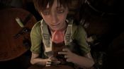 Rule 34 | 3d, animated, blue eyes, brown hair, capcom, facejob, fellatio, fireblaze12, happy sex, kneeling, looking at viewer, looking up, oral, penis on face, rebecca chambers, resident evil, smelling, smelling penis, sound, video