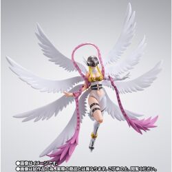Rule 34 | angel, angel girl, angewomon, belt, digimon, digimon (creature), figure, highres, long hair, mask, wings