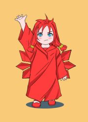 Rule 34 | 1girl, 2ch.ru, cirno, female focus, lowres, red hair, solo, soviet, touhou, twintails, ussr-tan