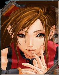 Rule 34 | 1girl, arc system works, brown eyes, brown hair, china dress, chinese clothes, dress, guilty gear, guilty gear xx, hino shinnosuke, kuradoberi jam, lowres, non-web source, official art, portrait, solo