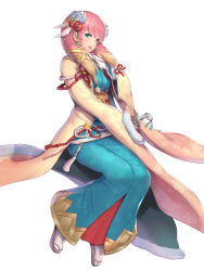 Rule 34 | 1girl, blonde hair, blue eyes, breasts, earrings, closed eyes, feather hair ornament, feathers, fire emblem, fire emblem heroes, flower, full body, gonzarez, gradient hair, gunnthra (fire emblem), feather hair ornament, hair flower, hair ornament, hand in own hair, highres, japanese clothes, jewelry, katana, kimono, long sleeves, looking at viewer, medium breasts, medium hair, multicolored hair, new year, nintendo, obi, open mouth, pink hair, sandals, sash, scabbard, sheath, sheathed, simple background, snowflake print, socks, solo, sword, two-tone hair, weapon, white background, wide sleeves, yukata