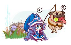 Rule 34 | :3, ?, aa2233a, alternate costume, animal collar, balaclava, ball, bear, bear cavalry sejuani, blue eyes, blue hair, blue hat, blue skin, blue skirt, blush stickers, braid, brown eyes, brush, collar, colored skin, facial hair, fishing rod, hat, kog&#039;maw, league of legends, long hair, lulu, lulu (league of legends), musical note, open mouth, patreon username, pug&#039;maw, ryze, sejuani, skirt, slobber, standing, sweatdrop, tail, tail wagging, tennis ball, tongue, tongue out, ward (league of legends), winter wonder lulu, yordle