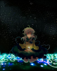 Rule 34 | 1girl, closed eyes, female focus, own hands clasped, komeiji koishi, long hair, no headwear, no headwear, own hands together, popoin, silver hair, solo, touhou