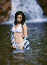 Rule 34 | asian, bikini, photo (medium), river, solo, swimsuit, tagme, wet