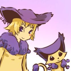 Rule 34 | 00s, androgynous, blonde hair, blush stickers, creatures (company), delcatty, game freak, gen 3 pokemon, gender request, hat, hitec, moemon, nintendo, personification, pokemon, pokemon (creature), pokemon rse, purple eyes, smile, tail, translation request