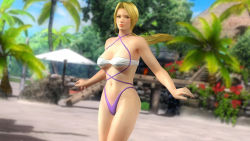 Rule 34 | 1girl, 3d, blonde hair, breasts, dead or alive, dead or alive 5, helena douglas, large breasts, official art, solo, tecmo