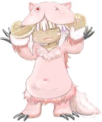 Rule 34 | 10s, artist request, brown eyes, rabbit, furry, made in abyss, mitty (made in abyss), nanachi (made in abyss), white hair
