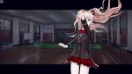 Rule 34 | 10s, 3d, animated, artificial academy 2, blonde hair, blue eyes, dancing, danganronpa (series), enoshima junko, looking at viewer, skirt, smile, twintails, uniform, video, video