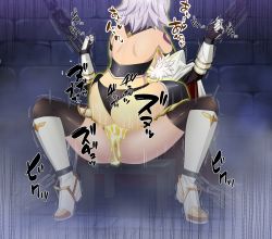 Rule 34 | 1boy, 1girl, absurdres, androgynous, armor, armored dress, artist request, ass, astolfo (fate), bandaged hand, bandages, bare shoulders, belt, black bow, black thighhighs, boots, bow, braid, breasts, bridal garter, cleavage, cleavage cutout, clothing cutout, commentary, cum, cum in pussy, curvy, fang, fate/apocrypha, fate (series), femdom, glowing cum, gluteal fold, grabbing, green eyes, hair intakes, hair ribbon, hetero, highleg, highleg panties, highres, huge ass, jack the ripper (fate/apocrypha), masturbation, medium breasts, moaning, multicolored hair, navel, open mouth, orgasm, panties, purple eyes, rape, ribbon, sex, short hair, silver hair, streaked hair, sweatdrop, thighhighs, thighs, thong, underwear, vaginal