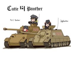 Rule 34 | 10s, 3girls, = =, anyan (jooho), ayase eli, bibi (love live!), binoculars, black hair, blonde hair, blush, bow, caterpillar tracks, chibi, closed eyes, german text, group name, hair bow, hat, headphones, helmet, jagdpanther, love live!, love live! school idol project, md5 mismatch, military, military hat, military uniform, military vehicle, motor vehicle, multiple girls, name connection, nishikino maki, open mouth, panther (tank), panther (tank), pun, red hair, resized, resolution mismatch, simple background, song name, source larger, tank, tank destroyer, text focus, turretless tank, twintails, uniform, vehicle, white background, yazawa nico