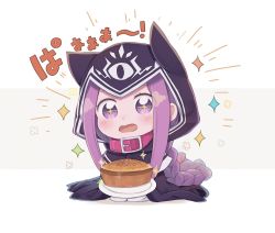 Rule 34 | + +, 1girl, animal ears, animal hood, black cloak, blush, bow, braid, chibi, cloak, collar, collarbone, commentary request, fake animal ears, fate/grand order, fate (series), food, full body, grey background, hair bow, highres, hood, hood up, hooded cloak, long hair, medusa (fate), medusa (lancer) (fate), medusa (rider) (fate), open mouth, pantyhose, pink collar, plate, purple eyes, purple hair, red bow, rider, seiza, shadow, single braid, sitting, solo, sparkle, totatokeke, translation request, two-tone background, very long hair, white background, white pantyhose
