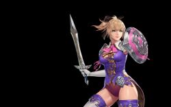 Rule 34 | 1girl, animated, blonde hair, blue eyes, bouncing breasts, breasts, cassandra alexandra, cleavage, highres, large breasts, medium breasts, namco, snk, solo, soul calibur, soulcalibur, soulcalibur iv, standing, tagme, the king of fighters all-stars, video