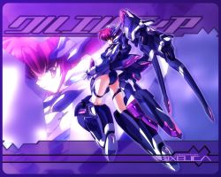 Rule 34 | armor, crueltear, mecha musume, solo, tagme, trigger heart exelica, wallpaper, zoom layer