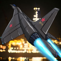 Rule 34 | aircraft, airplane, future war 198x, hirodango, jet, su-28 black dragon