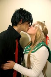 Rule 34 | cosplay, highschool of the dead, kiss, komuro takashi, miyamoto rei, photo (medium)