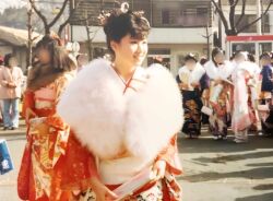 Rule 34 | aino minako, bishoujo senshi sailor moon, coming of age ceremony, creamy mami, fukami rica, photo (medium), sailor venus, traditional clothes, voice actor connection