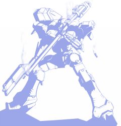 Rule 34 | akinaie, armored core, cannon, from software, gun, mecha, robot, smoke, weapon