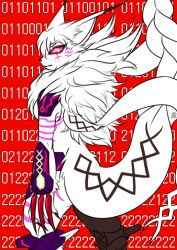Rule 34 | + +, 10s, 1girl, armor, armored boots, binary, boots, breasts, claws, digimon, digimon adventure tri., fangs, fur collar, furry, glowing markings, meicrackmon vicious mode, navel, neon trim, red eyes, sharp nails, shiroganeryo, tail, trinary