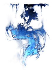 Rule 34 | blue hair, hatsune miku, kneeling, long hair, shiinoyuko, solo, upside-down, very long hair, vocaloid