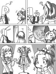 Rule 34 | 10s, 1boy, 2girls, ?, ^ ^, braid, closed eyes, comic, commentary request, costume, formal, greyscale, hair bobbles, hair ornament, hair over shoulder, highres, idolmaster, idolmaster cinderella girls, long hair, monochrome, multiple girls, musical note, necktie, opapyon, open mouth, p-head producer, producer (idolmaster), quaver, senkawa chihiro, short hair, side ponytail, silent comic, single braid, sparkle, thought bubble, yanase miyuki, | |