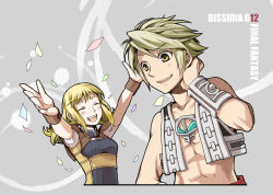 Rule 34 | 00s, blonde hair, closed eyes, dissidia 012 final fantasy, dissidia final fantasy, final fantasy, final fantasy xii, kazuichi, penelo, twintails, vaan (ff12), yellow eyes