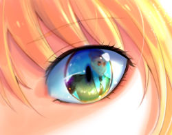 Rule 34 | 1boy, bhh4321, blonde hair, blue eyes, close-up, eye focus, eye reflection, eyelashes, formal, hunter x hunter, kurapika, leorio paladiknight, light particles, looking at viewer, male focus, reflection, solo, suit