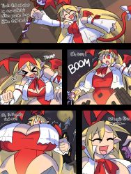 Rule 34 | blonde hair, breast expansion, breasts, disgaea, flonne, giant, giantess, gigantic breasts, growth, highres, kenj