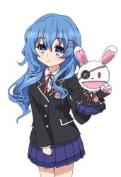 Rule 34 | 10s, 1girl, blue eyes, blue hair, date a live, highres, yoshino (date a live)