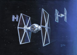 Rule 34 | artist request, energy cannon, fleet, galactic empire, koizumi kazuaki production, realistic, science fiction, signature, space, spacecraft, star (sky), star wars, starfighter, tie fighter