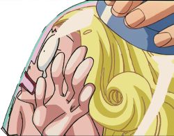 Rule 34 | blonde hair, clockwork island adventure, honey queen, monster girl, nami (one piece), one piece, slime girl, trapped