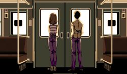 Rule 34 | 1990s (style), 1boy, 1girl, game cg, love escalator, lowres, pc98, tagme, umitsuki productions