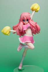 Rule 34 | baka to test to shoukanjuu, cheerleader, figure, highres, himeji mizuki, legs, long hair, photo (medium), pink hair, smile, thighs