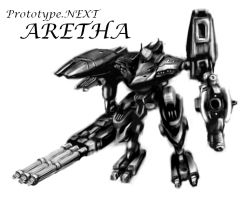 Rule 34 | aretha, armored core, armored core 4, from software, gatling gun, gun, mecha, robot, weapon