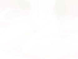 Rule 34 | animated, animated gif, blonde hair, blush, bottomless, breasts, clothes lift, cum, cum on body, cum on breasts, cum on upper body, facial, game cg, kagishippo, kneeling, nipples, nude, nuku nuku asumi, purple eyes, shirt lift, short hair
