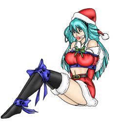 Rule 34 | 1girl, arc system works, bad anatomy, bdsm, bondage, bound, christmas, dizzy (guilty gear), guilty gear, highres, poorly drawn, solo