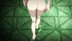 Rule 34 | 10s, animated, animated gif, ass, barefoot, monogatari (series), nisemonogatari, nude, oshino shinobu, solo, walking, water, wet