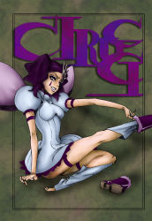 Rule 34 | 00s, 1girl, arrancar, black nails, bleach, boots, character name, cirucci sanderwicci, colorized, dress, facial mark, feet, fingerless gloves, gloves, hair ornament, kubo tite, looking at viewer, nail polish, parted lips, plantar flexion, puffy sleeves, purple eyes, purple hair, putting on shoes, shoes, short twintails, single shoe, sitting, smile, solo, teardrop, teardrop tattoo, thigh strap, toeless footwear, toeless legwear, twintails, undressing, wavy hair, white dress, wings