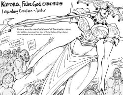 Rule 34 | 1girl, absurdres, armor, asymmetrical arms, bb (baalbuddy), bead necklace, beads, breasts, coomer (meme), covered eyes, crowd, english text, greyscale, headpiece, helmet, helmet over eyes, highres, holding, holding polearm, holding weapon, huge weapon, jewelry, karona false god, large breasts, loincloth, magic: the gathering, meme, monochrome, multiple boys, necklace, original, pauldrons, polearm, revealing clothes, shoulder armor, simple background, thighs, weapon, white background
